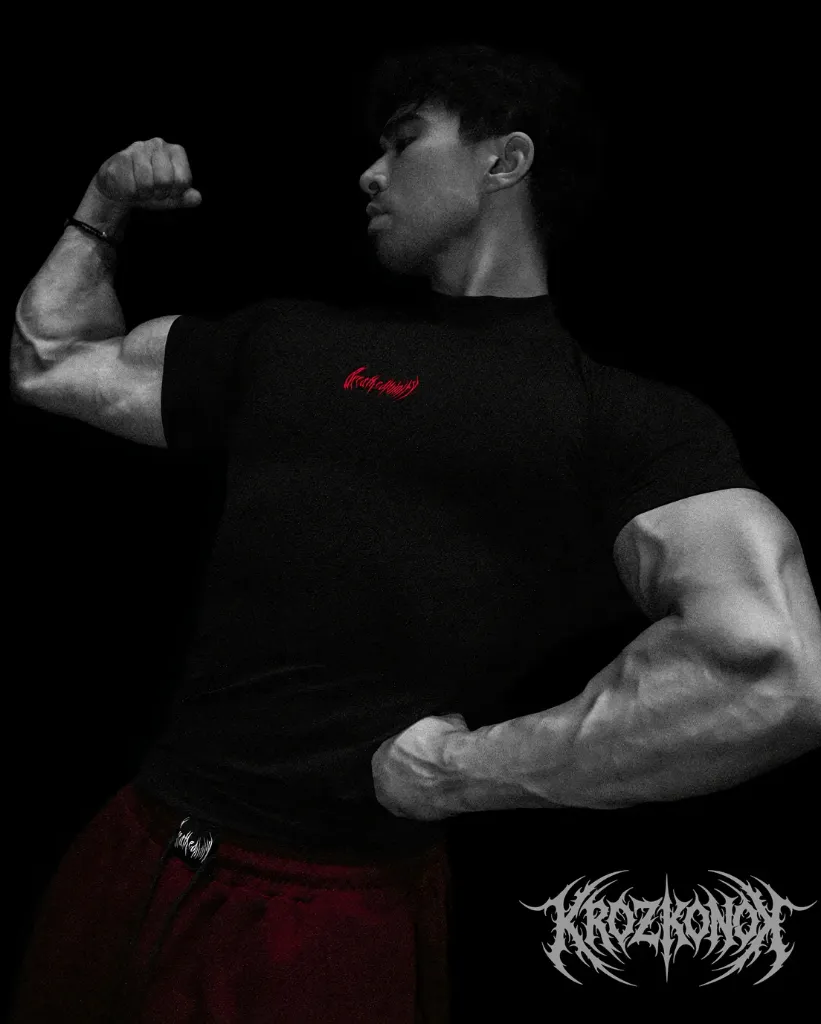 BreathDivinity Minimalist Compression Shirt (Rojo, S)
