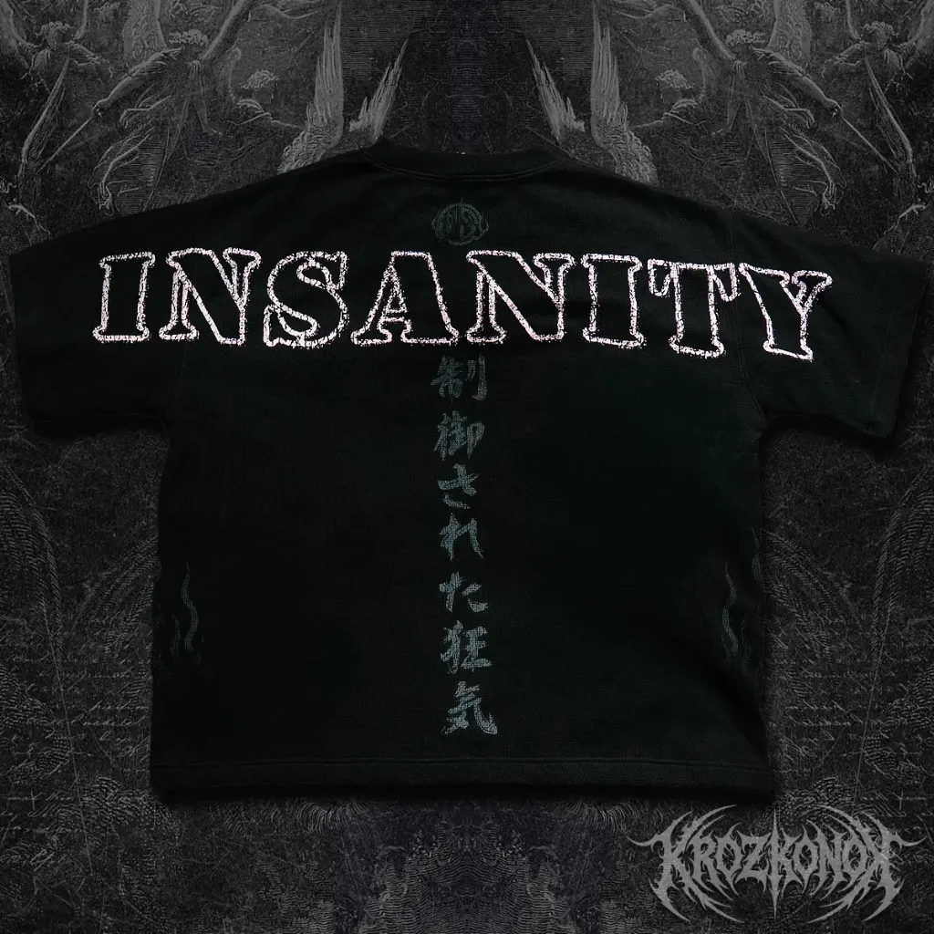 Camisa Oversize Controlled Insanity Flame Pump Cover