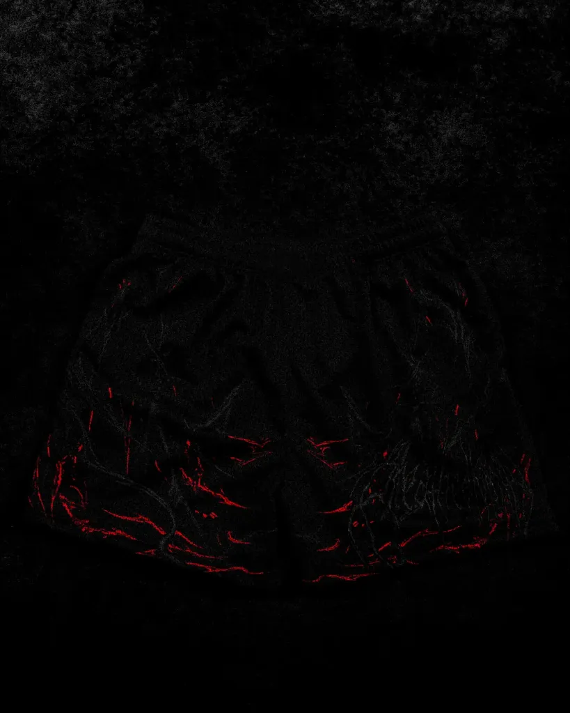 Abyssal Wraith Shorts (Rojo, S)