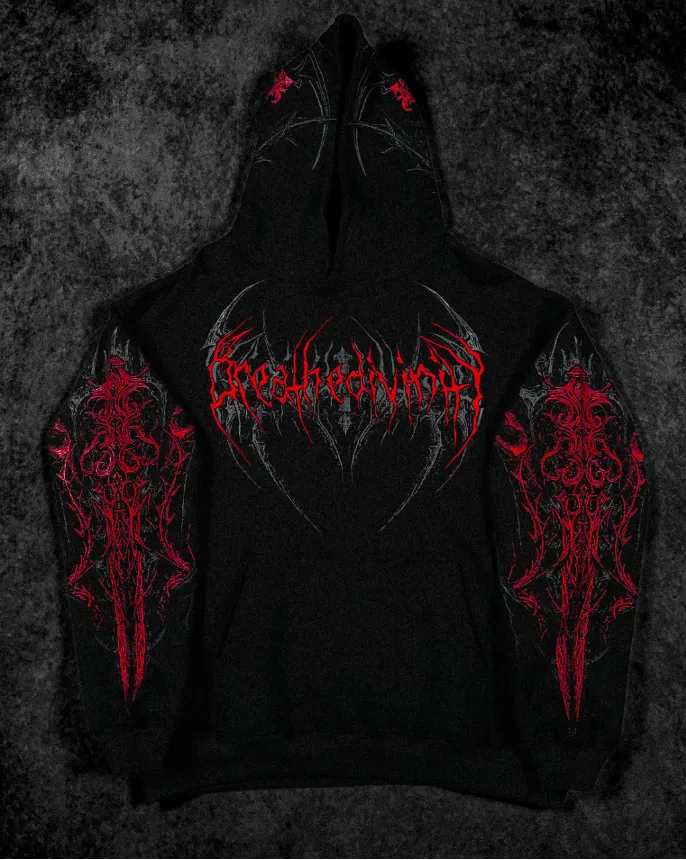 BreathDinity Hoodie (Rojo, S)