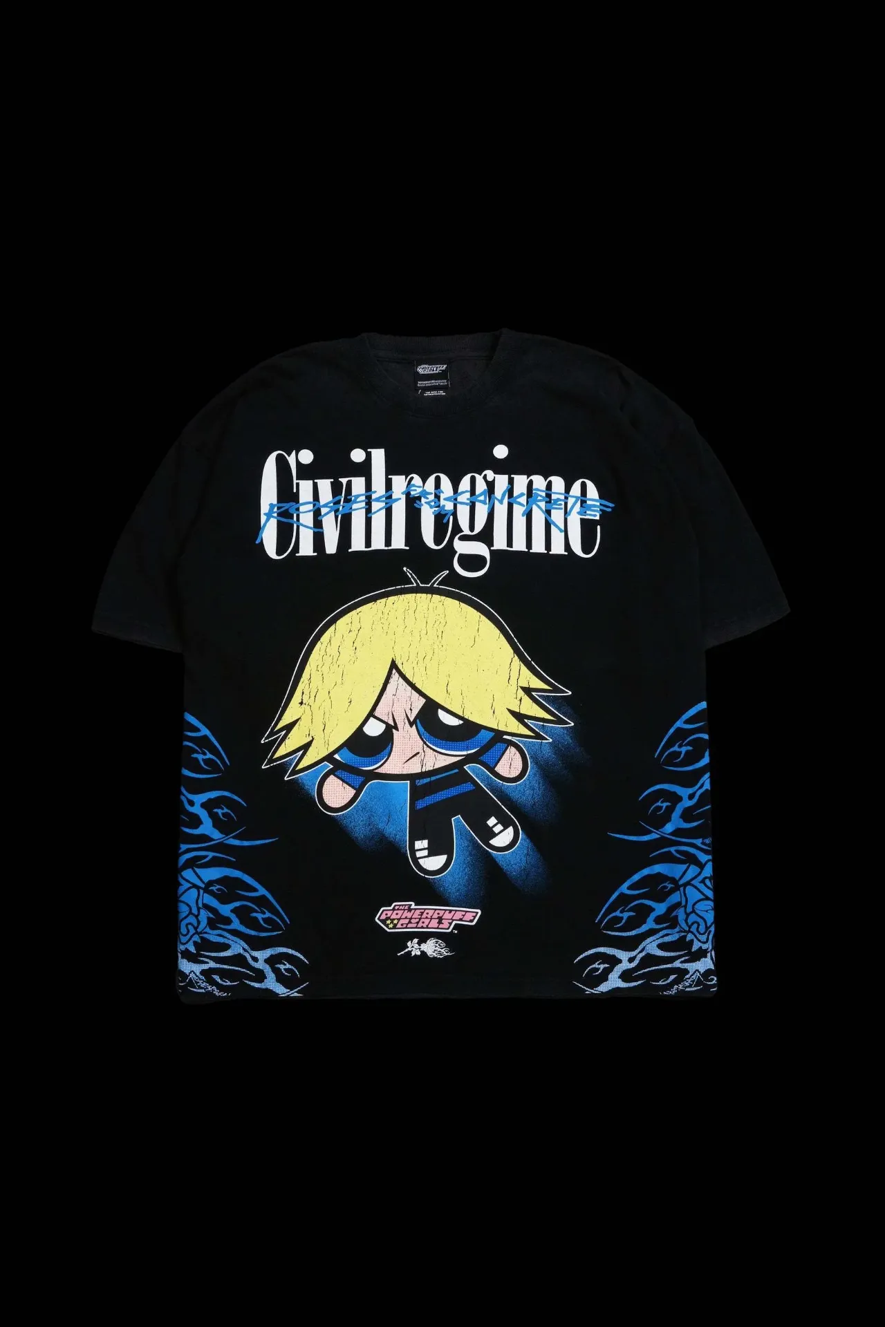 The Powerpuff Girls Oversize 1.1 (Azul, Negro, S)