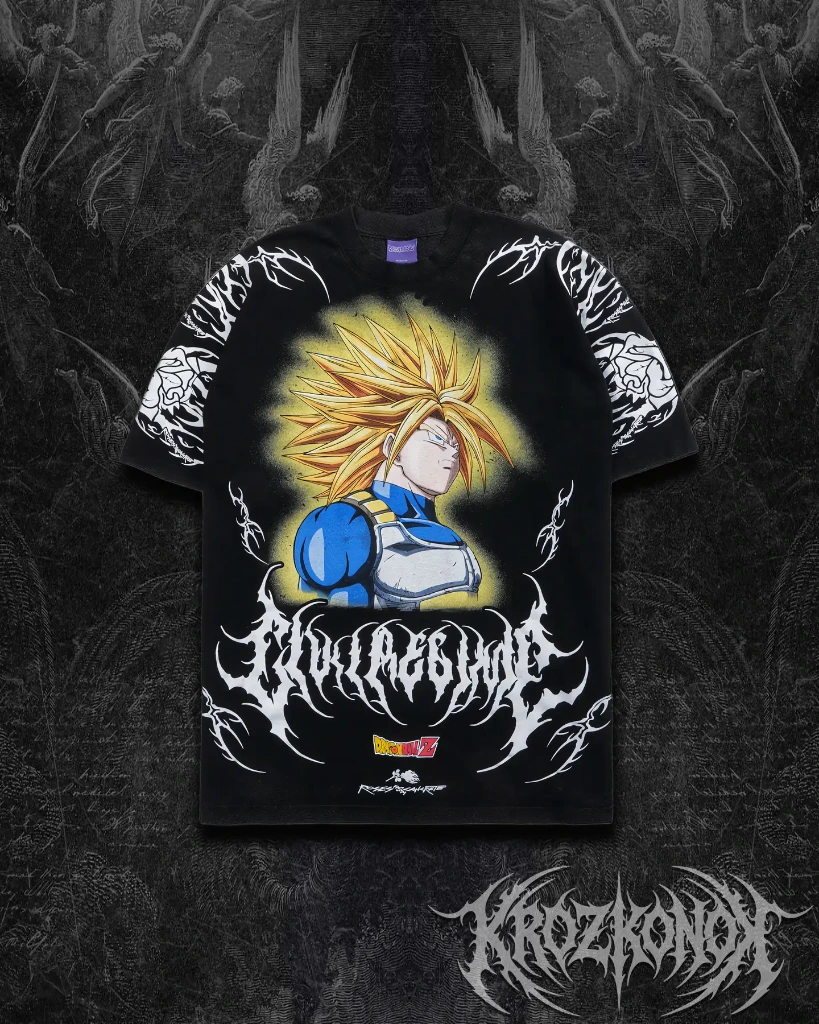Camisa Oversize Civil Regime X Dragon Ball Z Trunks