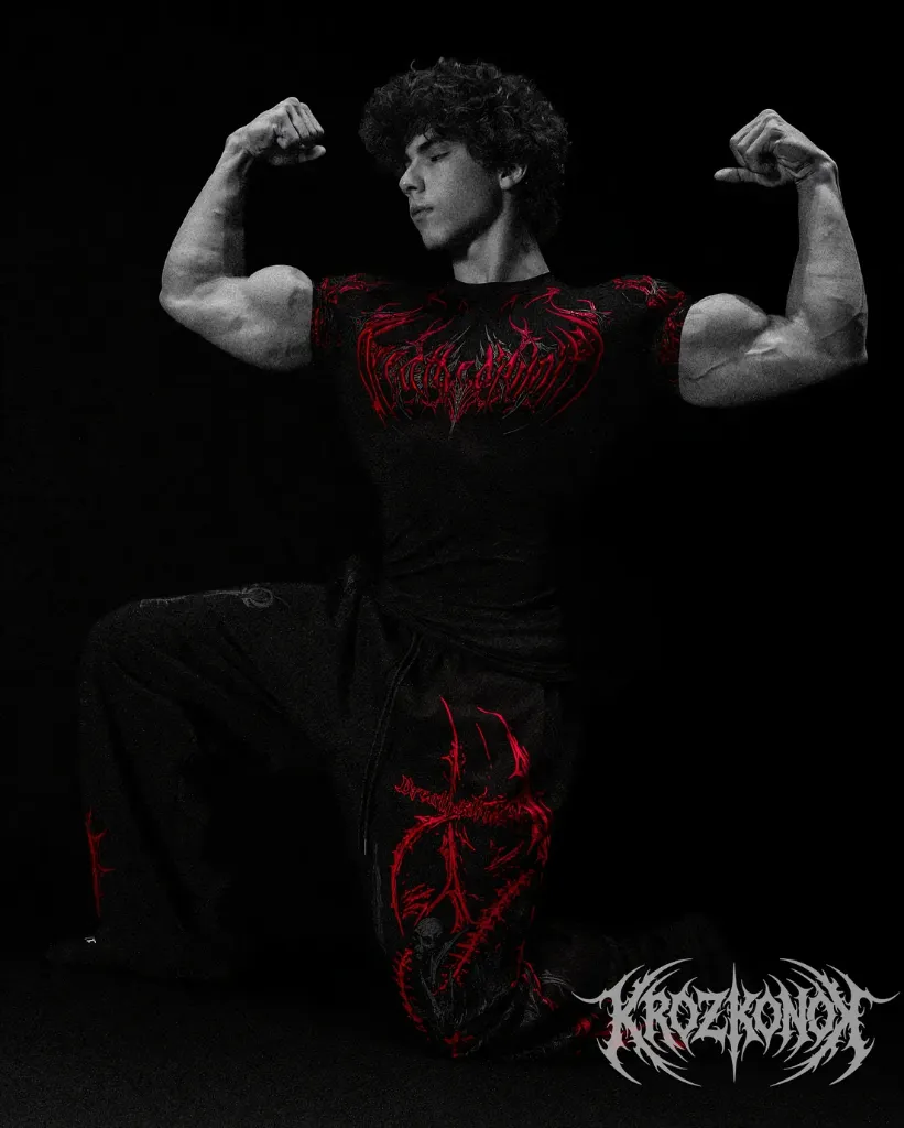 [bd-cc-cor-rd-s] Camisa de Compresion BreatheDivinity Corrupted (Rojo, S)