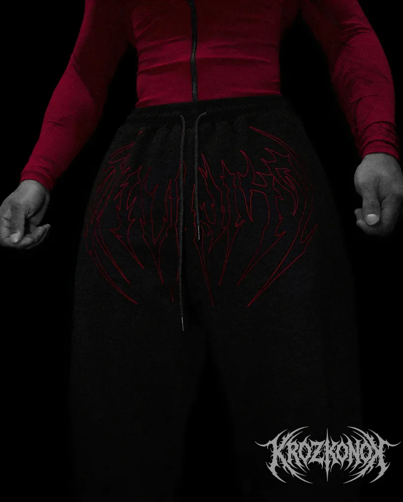 Sweatpants Breathedivinity logo (Rojo, S)