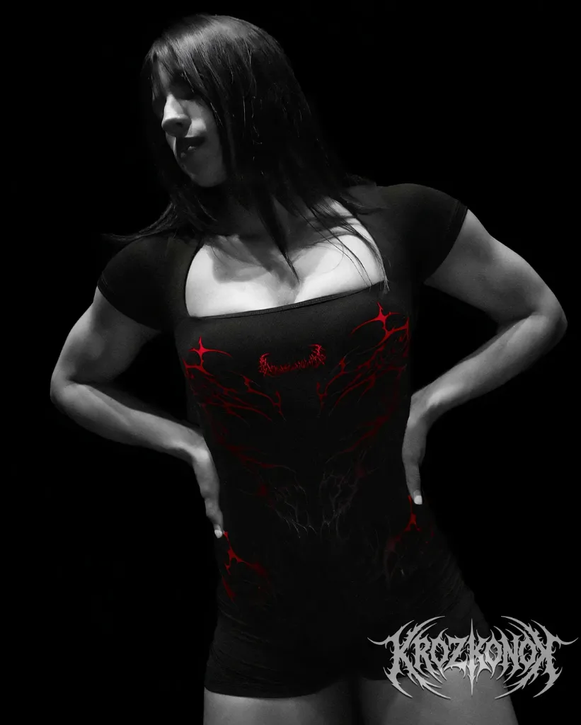 Bodysuit Femenino Breathedivinity Cursemark (S, Rojo)