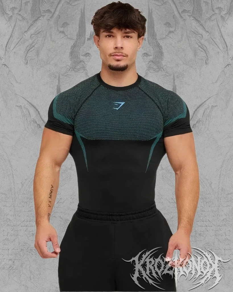 [gs-cc-onyx-blue-s] Camisa de Compresion Gymshark Onyx V5 (Azul, S)