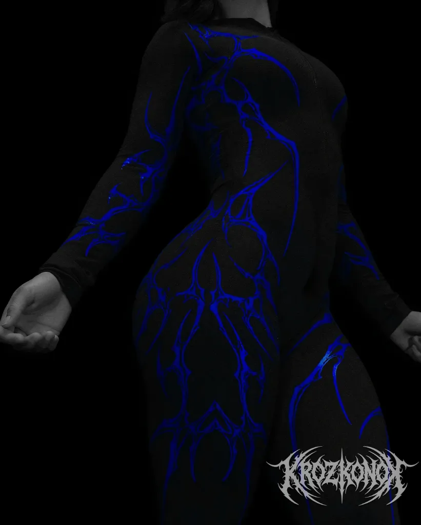 Catsuit femenino BreatheDivinity Omega (Azul, S)