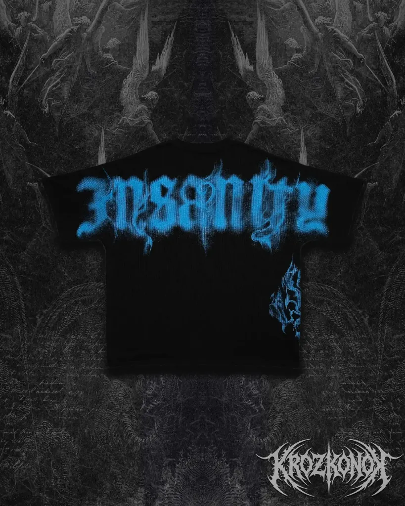 Camisa Controlled Insanity (Azul, S)